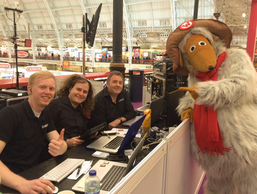 Streaming video from the Toy Fair