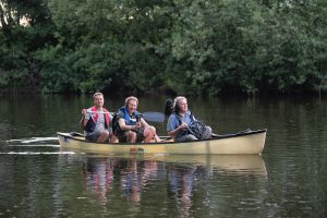 Travelling by canoe working as sound recordist on Rivercide a live documentary streaming live to Youtube.