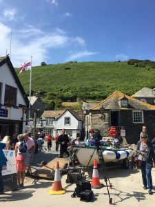 filming in Port Issac in Cornwall, working as sound recordist on This Morning for ITV