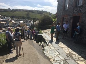 filming outside Doc Martins house, working as sound recordist on This Morning for ITV